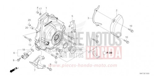 COUVERCLE DE GENERATEUR C.A. ADV750M de 2021